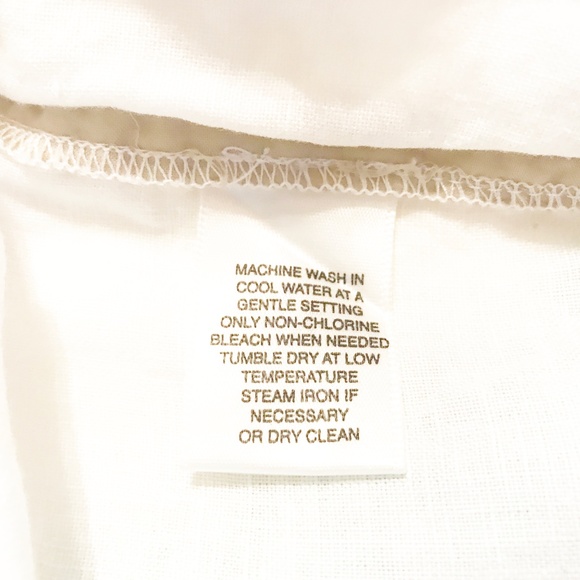 NWOT LORD & TAYLOR 100% LINEN PANTS SIZE 8 - Picture 4 of 5